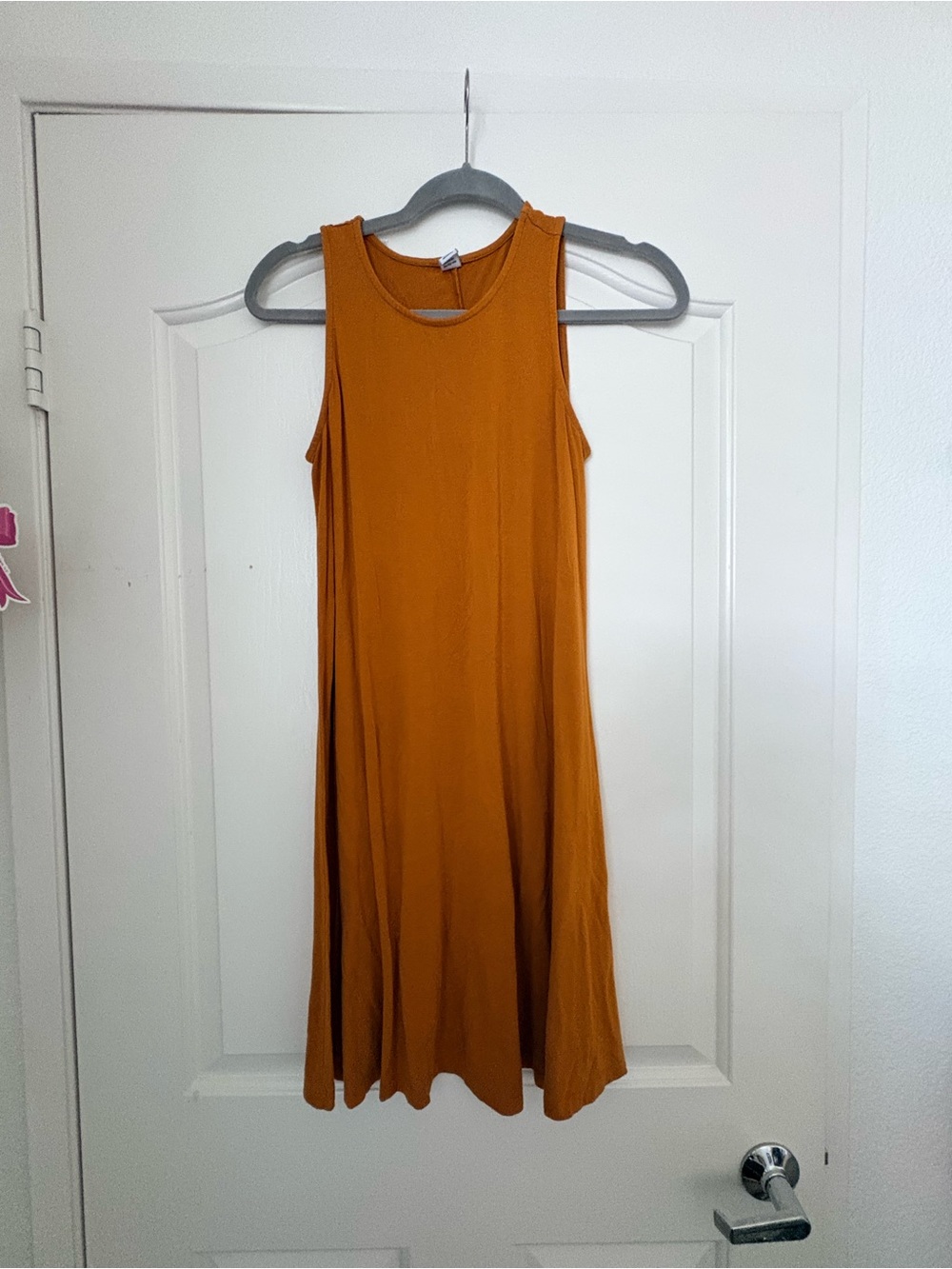 Old Navy Sleeveless Swing Dress in Rust